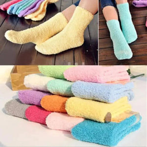 Women's Bed Socks Pure Color Rieworkes