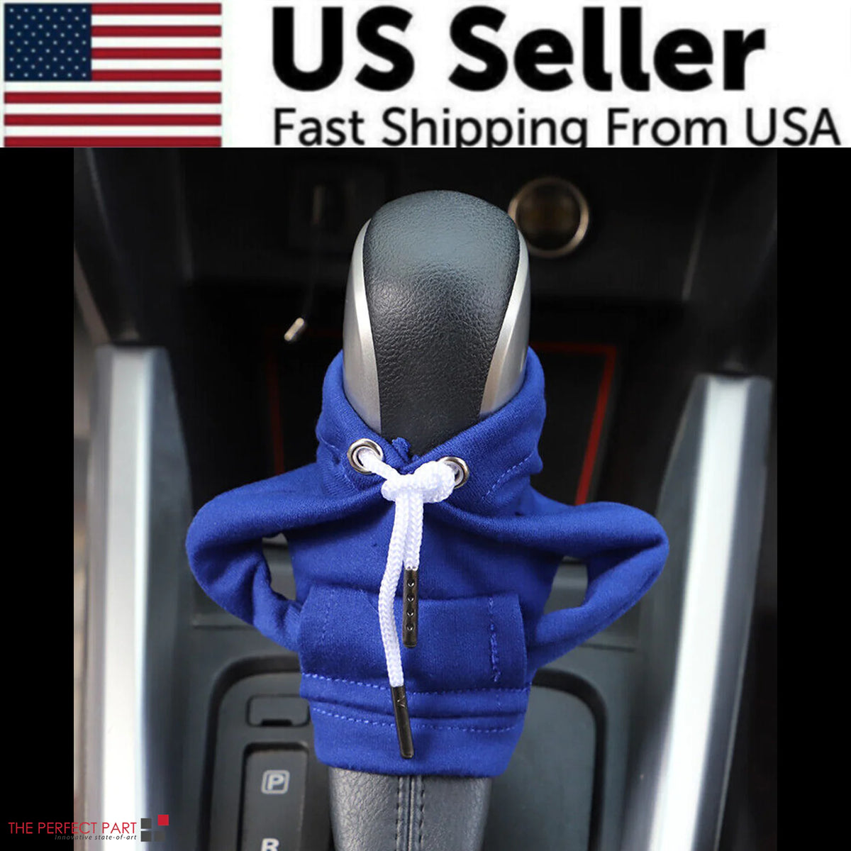 Car Gear Shift Cover Mini Hoodie Gear Shift Cover for Car Shifter Interior Trim Rieworkes