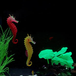 Luminous Seahorse Aquarium Decoration Rieworkes