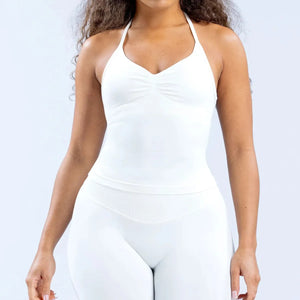 Matte Nylon Seamless Sports Vest Top Rieworkes