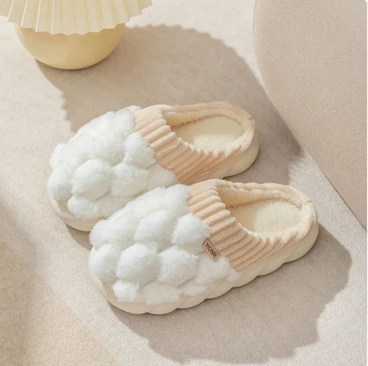 Cozy Cotton Winter Slippers for Women Rieworkes