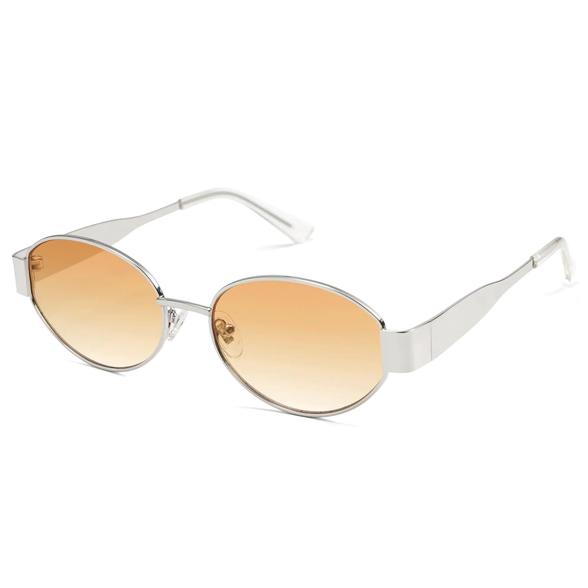 SOJOS Retro Oval Sunglasses for Women Men Trendy Sun Glasses Classic Shades UV400 Protection SJ1217 Gold/Grey Rieworkes