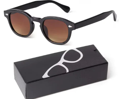 Gradient Small Round Sunglasses for Women Men Rieworkes