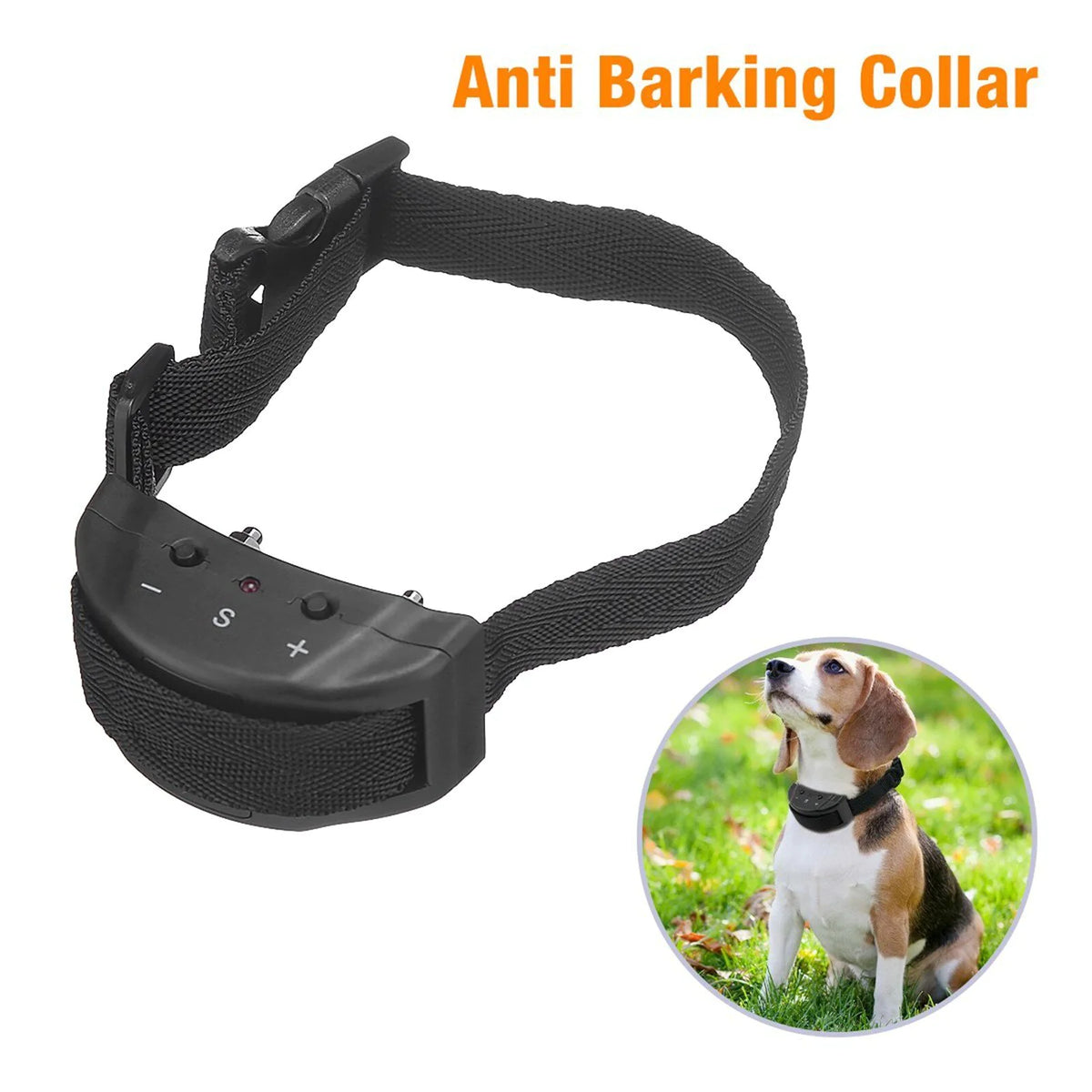 Automatic Anti Bark Barking Dog Shock Control Collar Device Large Medium Small Rieworkes