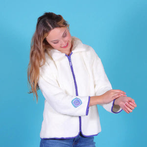 Biggdesign Evil Eye Womens Fleece Jacket Rieworkes