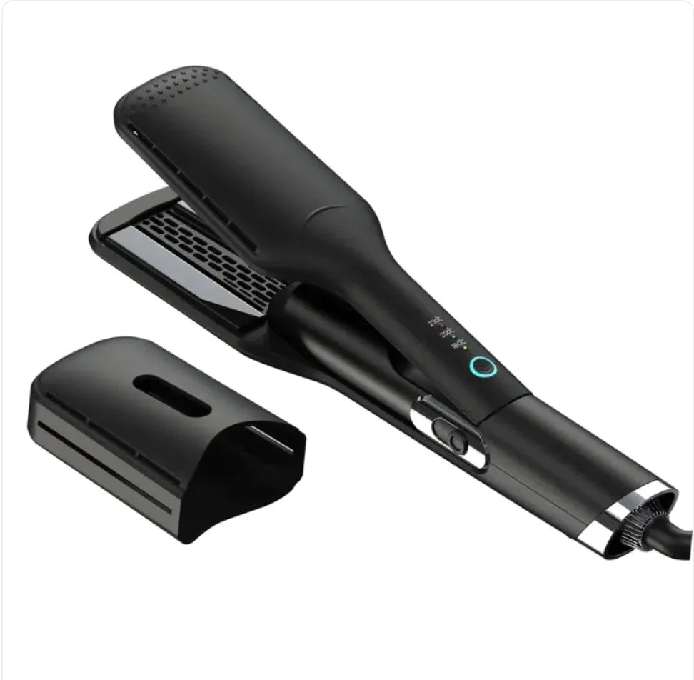 Hot Air Hair Straightener Brush for Home and Salon Styling Rieworkes
