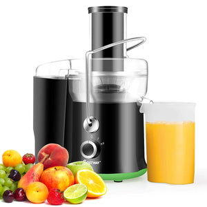 COSTWAY Juicer Machine Centrifugal Juicer with 3-Inch Wide Mouth BPA-Free Stainless Steel Juice Maker with 2-Speed Control Masticating Juice Extractor for Fruit Vegetable Mimarta