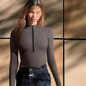 Seamless Women's Bodysuit Long Sleeve Rieworkes