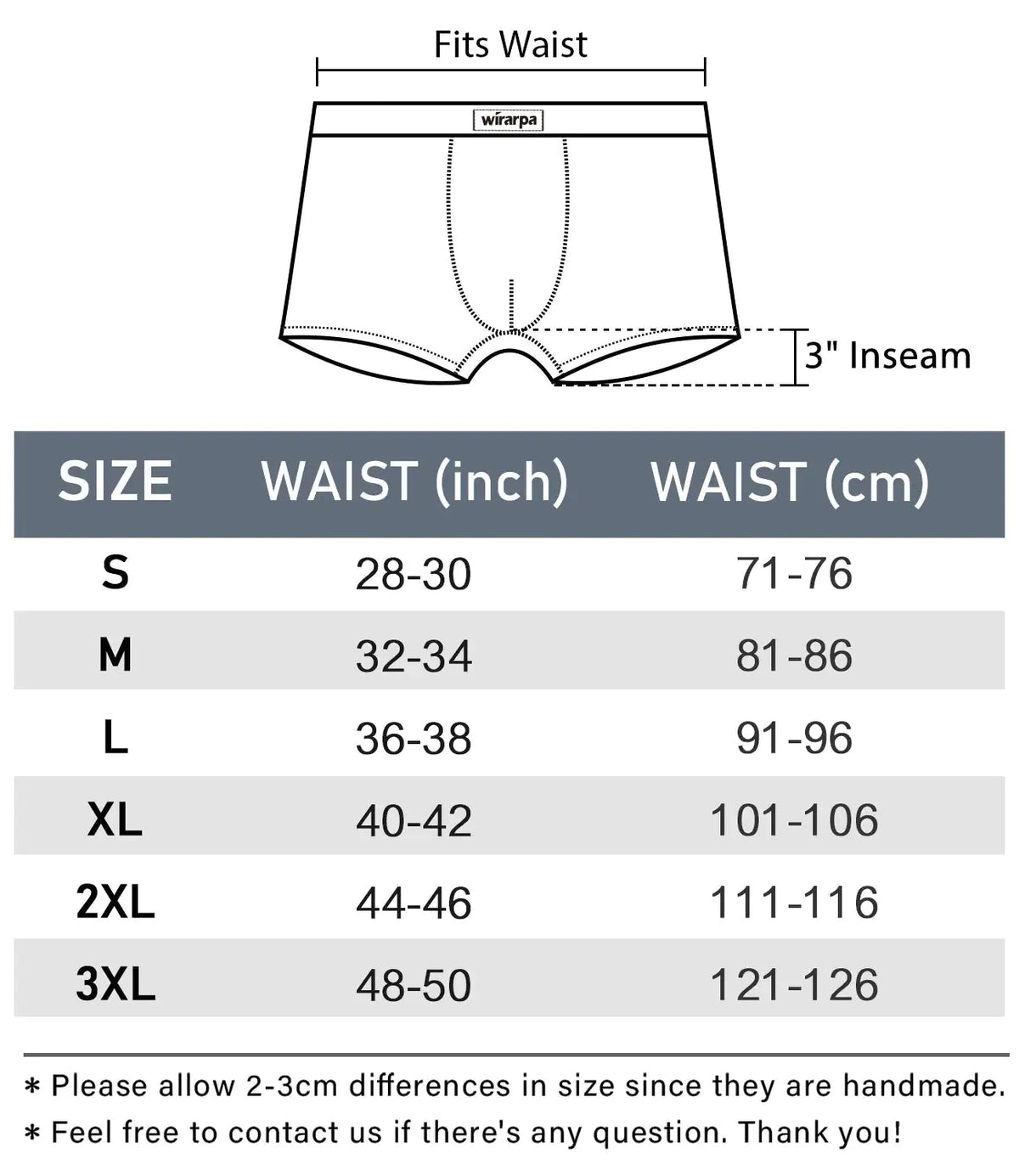 wirarpa Men's Breathable Modal Microfiber Trunks Underwear Covered Band Multipack 1402-4p-solid Color Medium Rieworkes