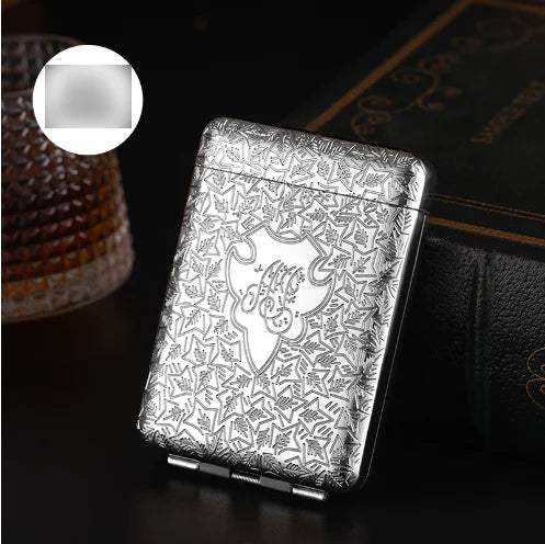Luxury Vintage Engraved Cigarette Case for 16/20 Cigarettes Mimarta