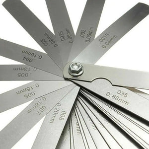 32 Blade Feeler Gauge Dual Reading Combination Feeler Gauge Metric & SAE US NEW Rieworkes
