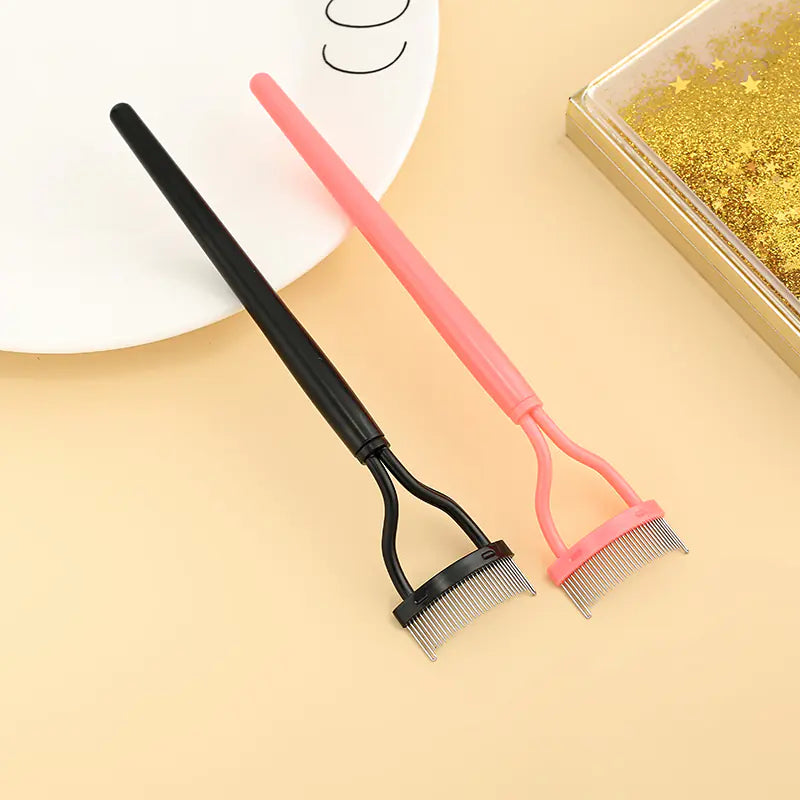 Foldable Steel Needle Eyelash Comb - Portable Design Mimarta
