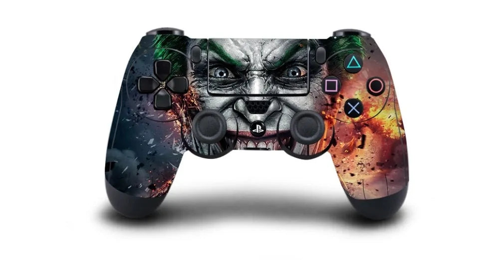 1pc The Joker and Batman Superman PS4 Skin Sticker Decal For Sony PS4 Playstation 4 Controller Rieworkes