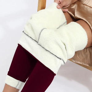 Winter Leggings Warm Thick High Stretch Lamb Cashmere Leggins Skinny Fitness Woman Pants Mimarta