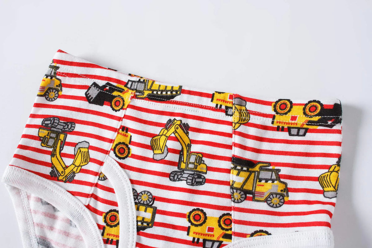 Boboking 100% Cotton Little Boys Briefs Soft Dinosaur Truck Toddler Underwear 2 Multi/Dinosaur/Trucks Rieworkes