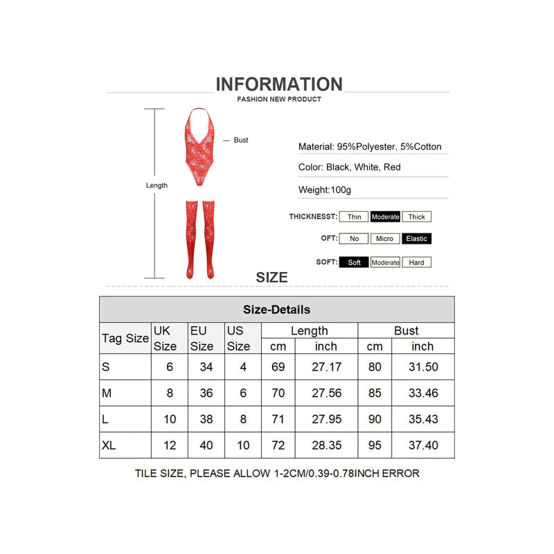 Women Lace Sexy Lingerie Nightwear Babydoll Sleepwear Bodysuit Dress Plus Size Rieworkes