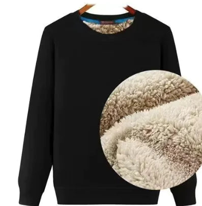 Thermal Lined Men's Sweater - Fleece Lined (One Piece) Mimarta