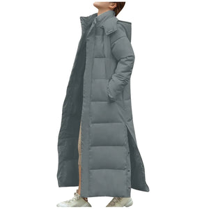 INESVER amazon warehouse deals Womens Winter Coats 2024 Thickened Warm Insulated Vegan Down Long Parka Jacket with Hood Mimarta