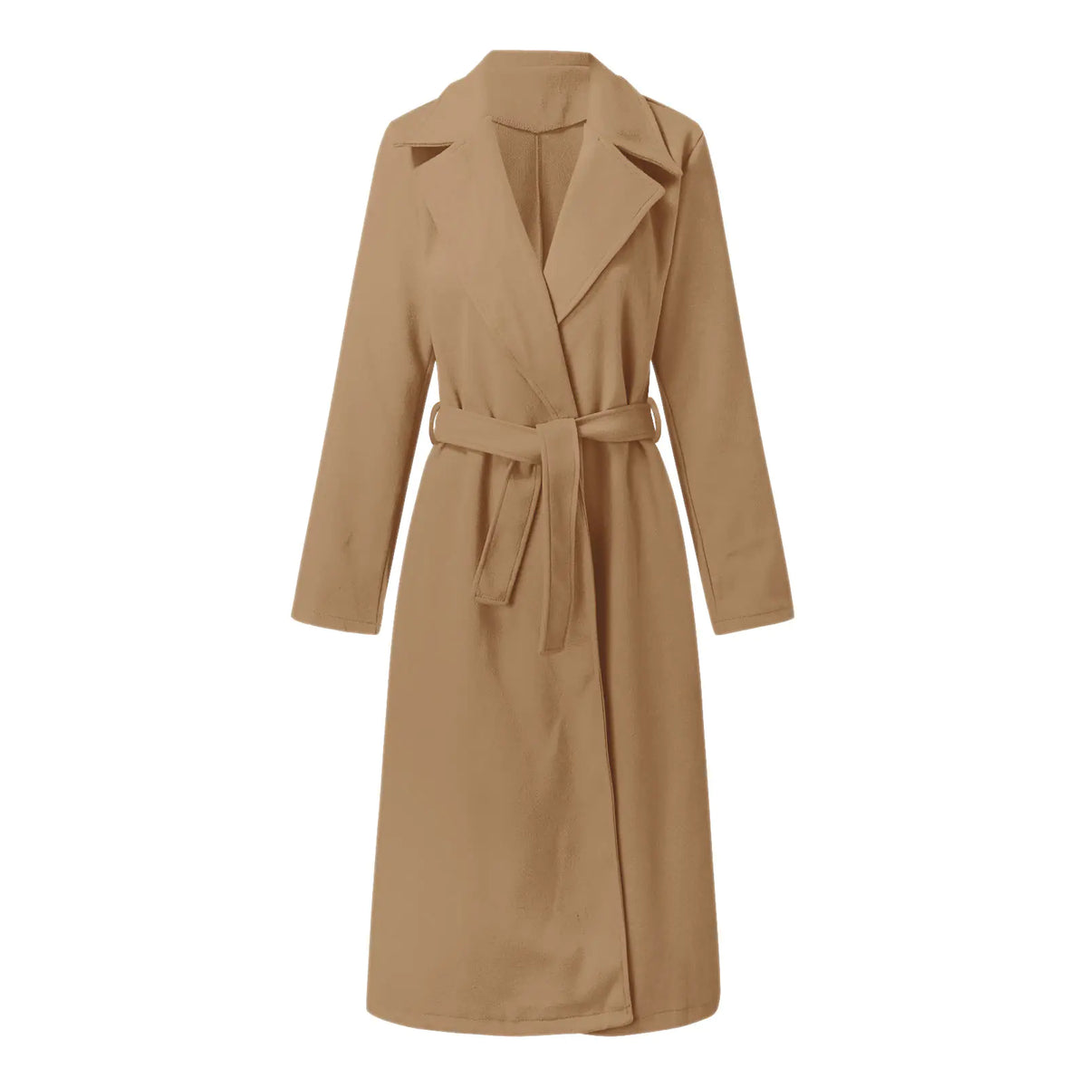 2023 Fall Winter Women's Long Solid Color Coat Mimarta