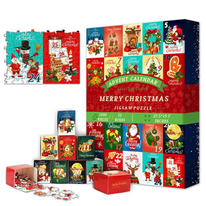 24-Box Christmas Advent Puzzle Mimarta