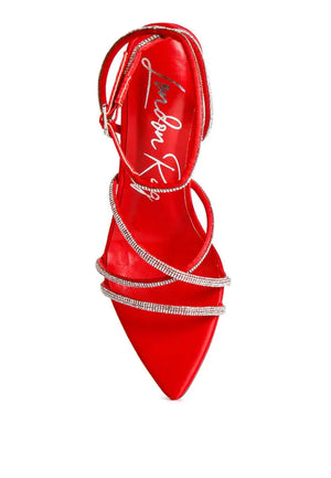 Rhinestone Embellished Stiletto Heels Rieworkes