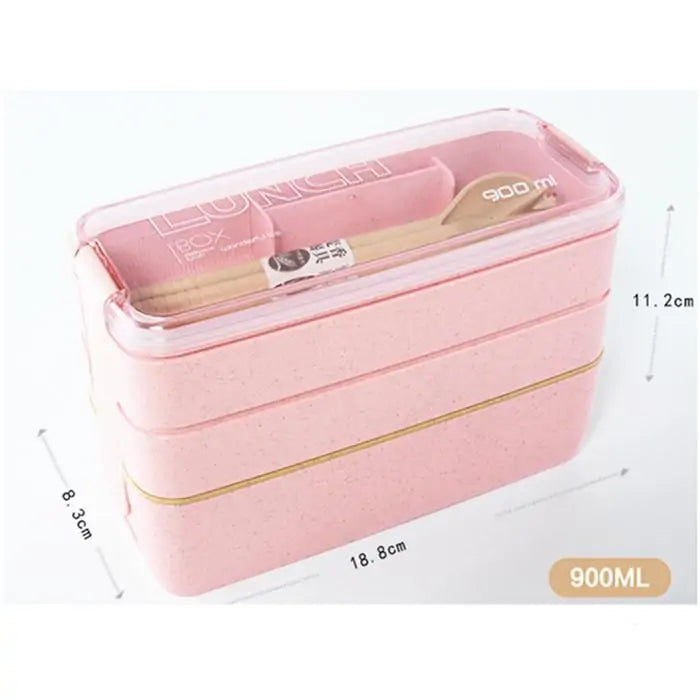 Wheat Straw Lunch Box Container Rieworkes