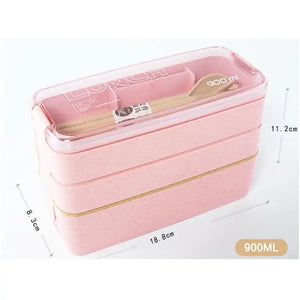 Wheat Straw Lunch Box Container Rieworkes