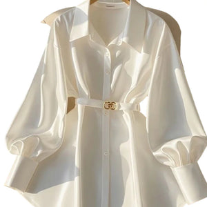 Women's White Luxury Shirt Mimarta