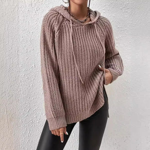 Pullover Hooded Sweater Women's Loose Slimming Rieworkes