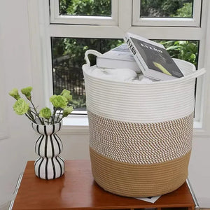 Thick Heavy Cotton Rope Laundry Bucket Rieworkes