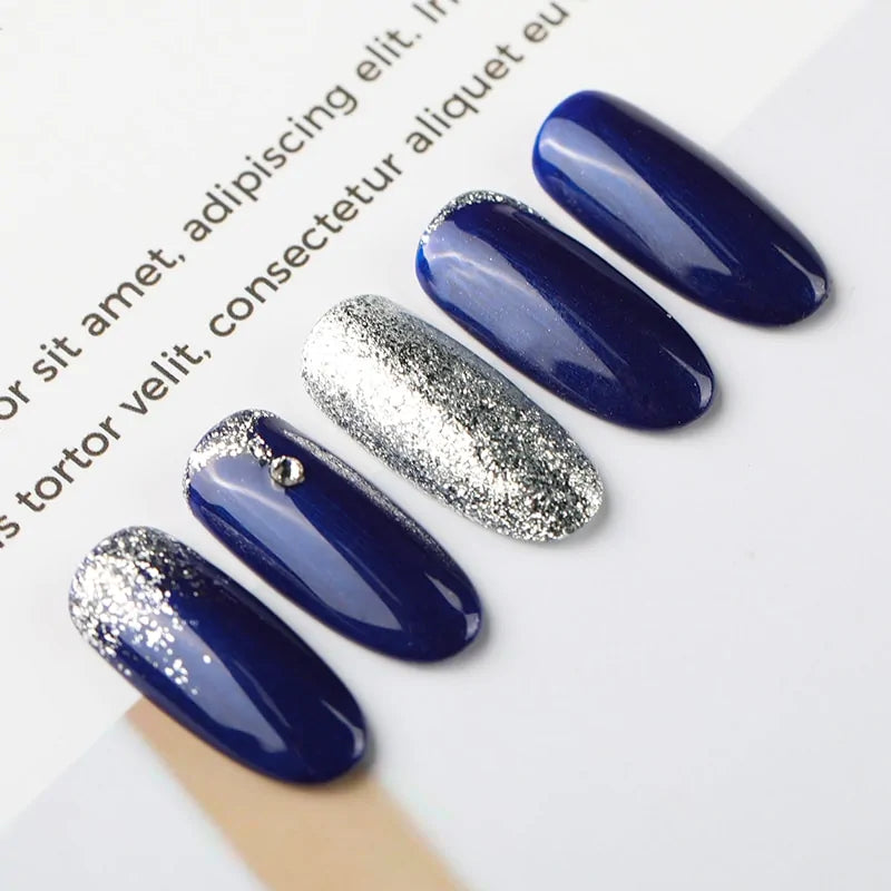 Hybrid Varnishes Gel Nail Polish Set Glitter Rieworkes