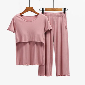 Maternity Clothes Sleepwear Set Rieworkes
