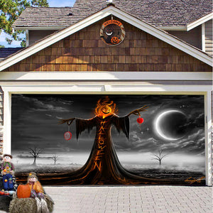 Halloween Misty Forest Garage Door Banner Rieworkes