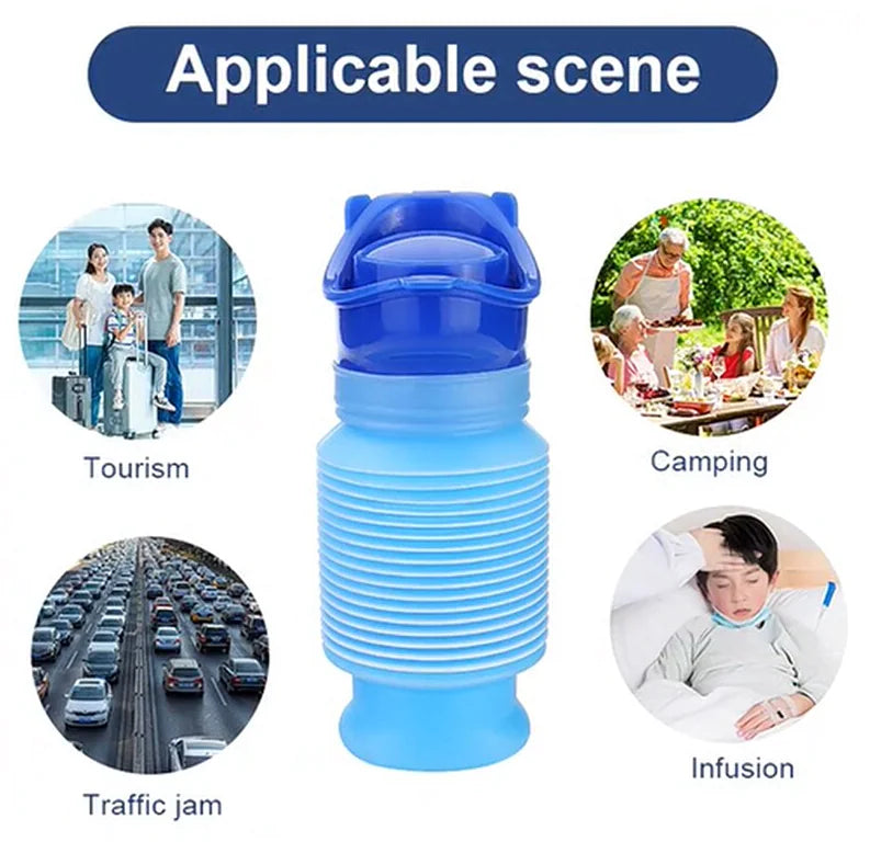 Male Female Portable Urinal Travel Camping Car Toilet Pee Bottle Emergency Kit Rieworkes