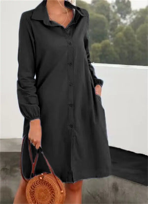 Long Sleeve Solid Color Cardigan and Skirt Set for Women Mimarta