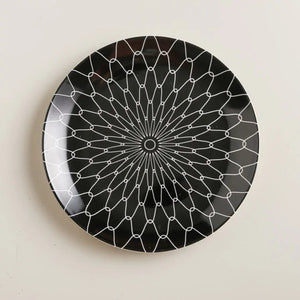 Geometric Pattern Ceramic Plate Rieworkes