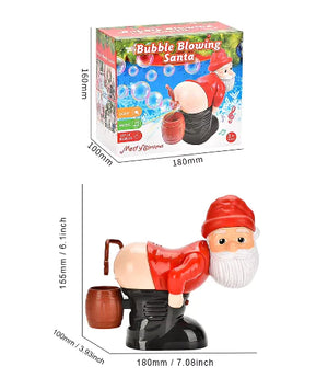 Santa Claus Bubble Machine Rieworkes