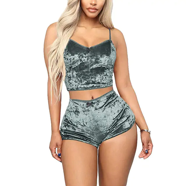 Ladies Satin Pajama Set Rieworkes