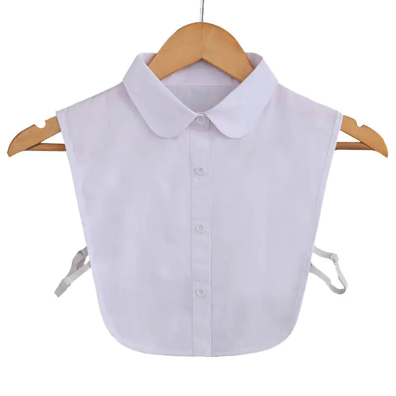 2023 Women's White Shirt Faux Collar Accessory Mimarta