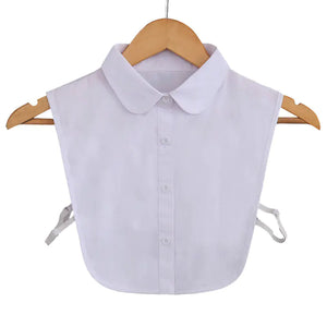 2023 Women's White Shirt Faux Collar Accessory Mimarta
