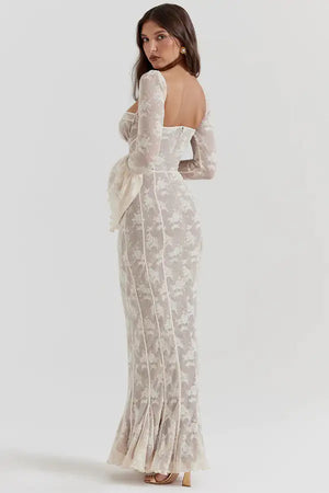 Sexy Lace Backless Slim Outfits Rieworkes