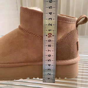 Women's Thick-soled Winter Boots - Warm Short Ankle Shoes Mimarta