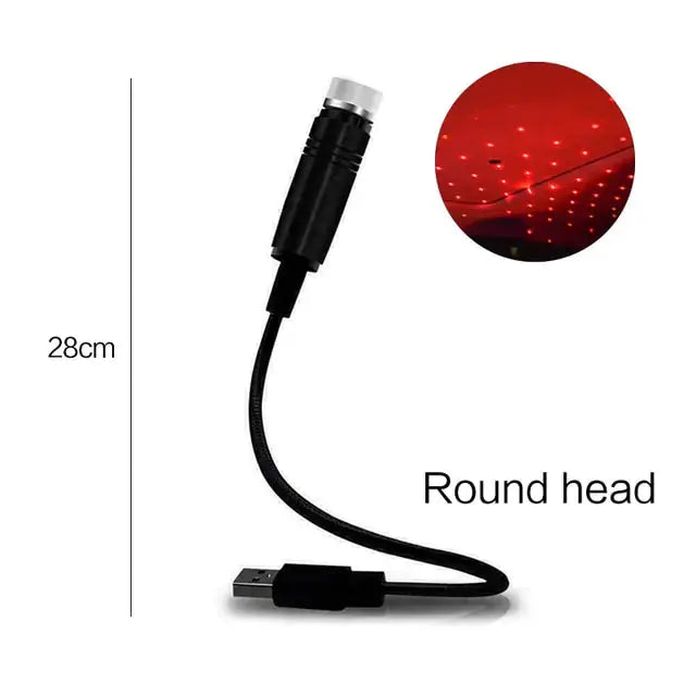 Mini LED Car Night Light Roof Projector Rieworkes