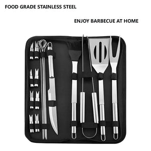 Stainless Steel BBQ Tools Set Rieworkes
