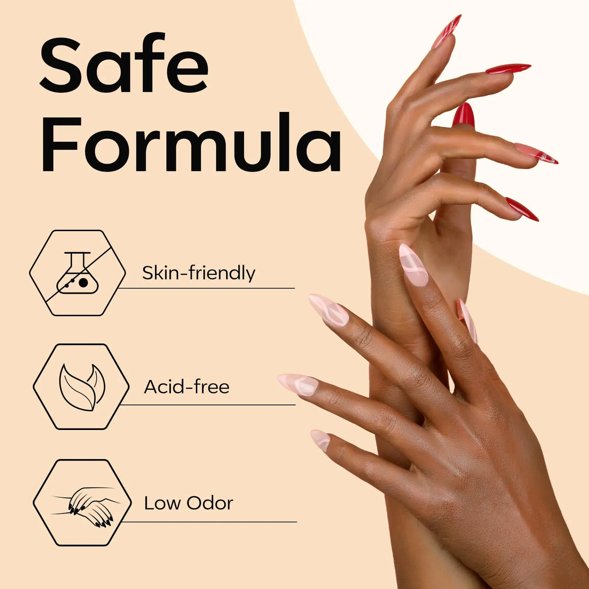 modelones 9 in One Nail Glue with Gel Top and Base Coat Gel Nail Kit, No Wipe Base Coat Long Lasting Glossy Top Coat 3Pcs Gel Nail Glue for Nail Tips, Blooming Gel, Rhinestone Glue A2-3pcs Nail Glue Rieworkes