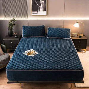 Cozy Nest 3-Piece Brushed Quilted Mattress Set Rieworkes