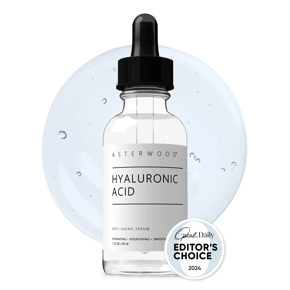 Pure Hyaluronic Acid Serum for Face - Plumping, Anti-Aging & Hydrating - Fragrance-Free, Pairs Well with Vitamin C Face Serum & Hylunaric Acid Moisturizer, 29ml/1 oz 1 Fl Oz (Pack of 1) Rieworkes