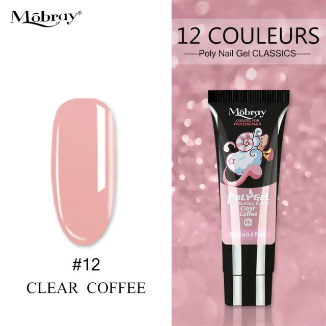 Poly Acrylic Gel: 15ML UV Gel for Nail Extension - 38 Colors Rieworkes