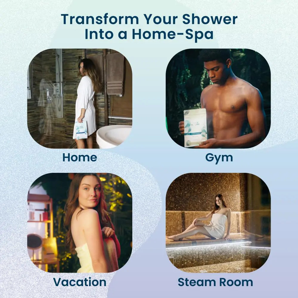 Body Restore Shower Steamers Aromatherapy 6 Pack, Relaxation Birthday Gifts for Women and Men, Stress Relief and Luxury Self Care - Variety 6 Count (Pack of 1) Clarity Rieworkes