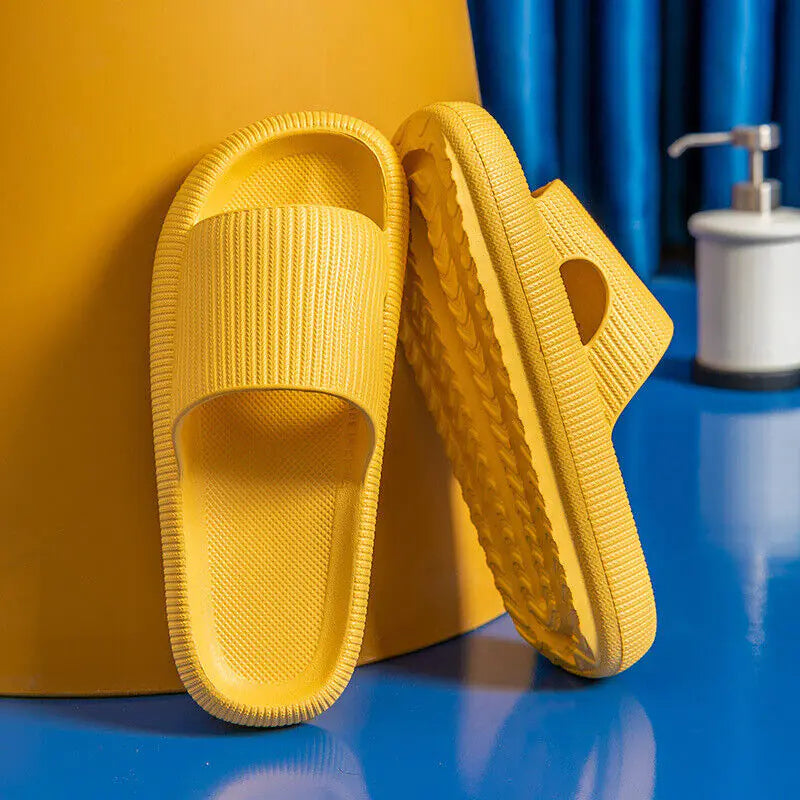 Cozy Pillow Slides Anti-Slip Sandals Ultra Soft Slippers Cloud Home Outdoor Shoe Rieworkes